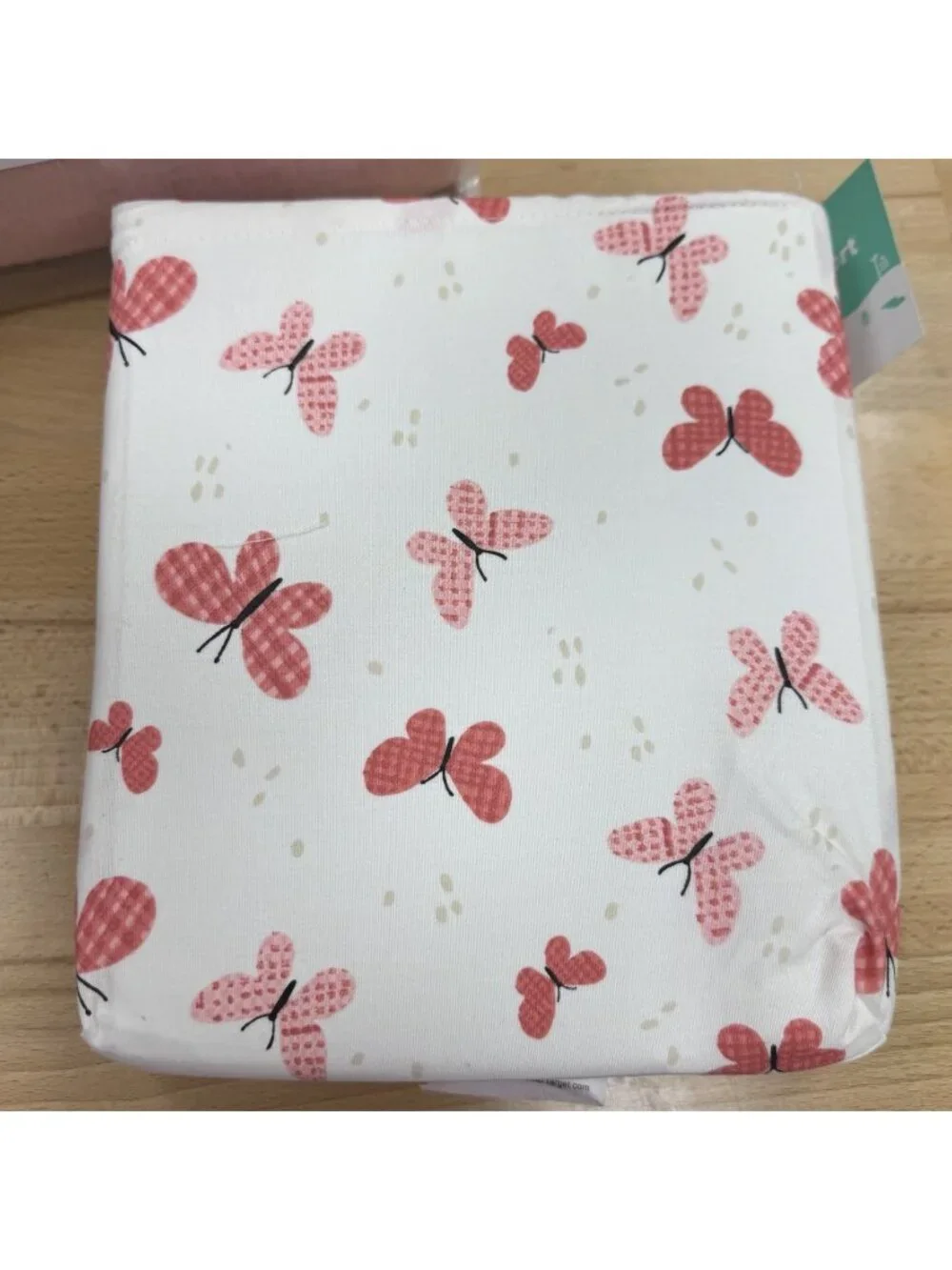 Pillowfort Toddler Girl's Channel Jersey Comforter in Pink & Butterfly Sheet Set